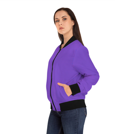 Icon Women's Bomber Jacket (purple)