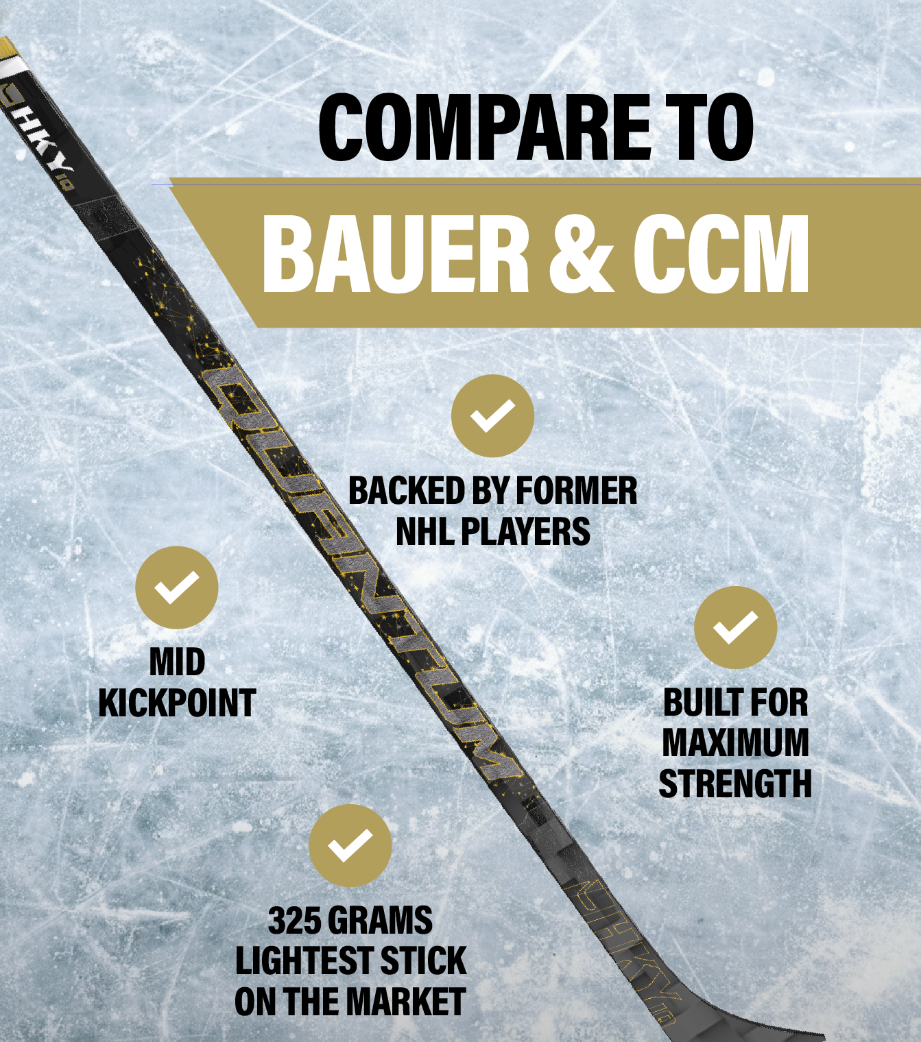 Senior Quantum Hockey Sticks