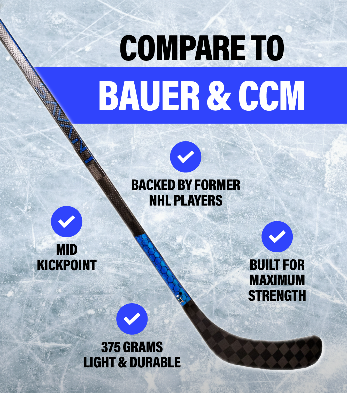 Savant Hockey Stick - Intermediate (5-sided)