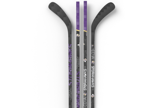 Preorder Junior Custom C2 Stormhawks Hockey Sticks