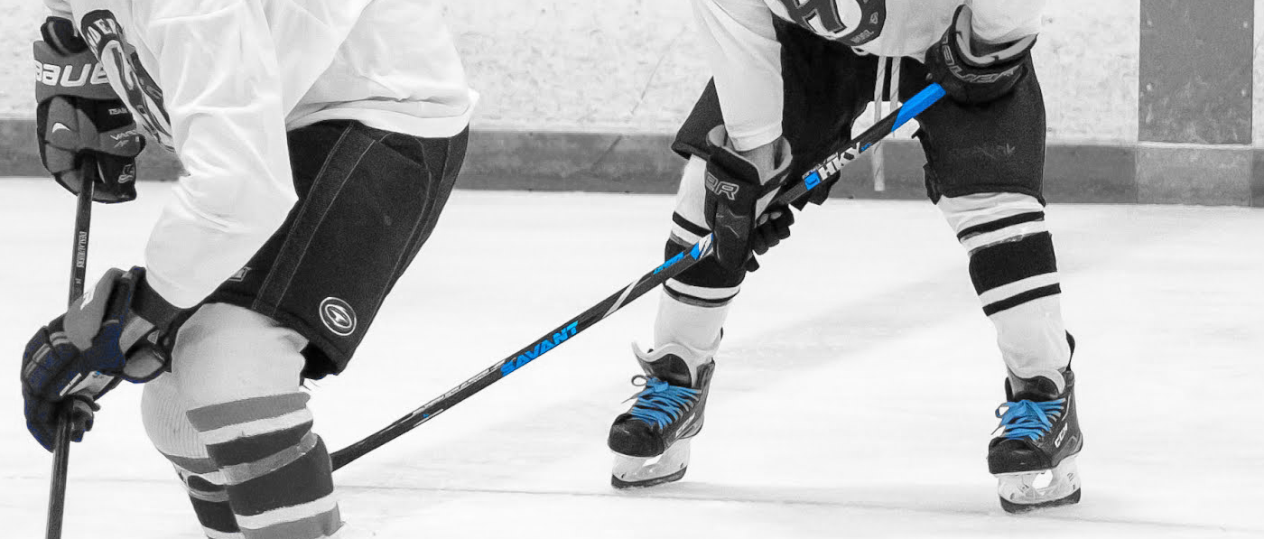 A custom, elite-level Savant hockey stick in action